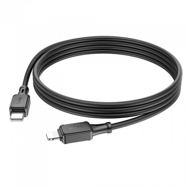 Кабель для телефона с быстрой зарядкой Type-C to Lightning Apple iPhone HOCO X101 100см 27W Черный (59745)