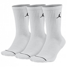Носки Nike U ED CUSH POLY CREW 3PR 144 DX9632-100 38-42 3 пари Білий (196152693877)