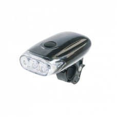 Передняя велофара Good Bike PANCAKE 3 LED Black (94312B-IS)