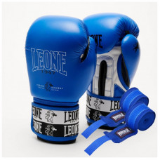 Боксерские перчатки Leone GN208 Iconic Blue 12 унцій (GN208_Blue_12oz)