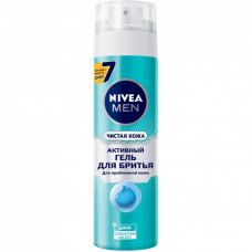 Гель для бритья Nivea Men Чистая кожа с цинком и салициловой кислотой 200 мл (4005900673978)