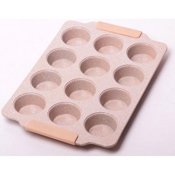 Форма для випічки кексів Kamille Marble 38х26см, 12 осередків (38945) Форма для випічки кексів Kamille Marble 38х26см, 12 осередків (38945)