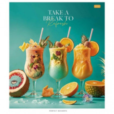 Тетрадь общая "Juicy world" 048-3281L-3 в линию, 48 листов