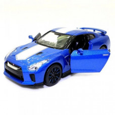 Модель автомобиля "Nissan GT-R (R35)" 68469 масштаб 1:32 свет, звук (Синий)
