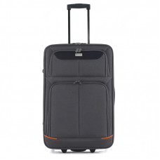 Чемодан Semi Line 24" M T5754-2 Grey/Orange Lines (DAS303343)