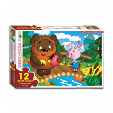 Игра-пазл "Винни-Пух" Упаковка: коробка 86102 12 эл