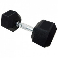 Гантель HouseFit шестигранна обгумована 1 кг (DD 6442-1)