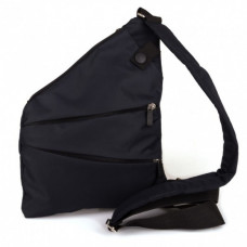 Мужская сумка Cross Body 4634 Мессенджер антивор на плечо рюкзак слинг Чёрная (106965)