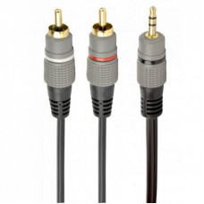 Кабель мультимедийный 3.5mm Jack to 2хRCA M 10.0m Cablexpert (CCA-352-10M)