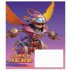 Тетрадь ученическая "Super hero" 012-3298K-3 в клетку, 12 листов
