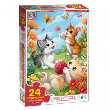 Пазл детский Игривые котята 88243, 24 крупных элемента