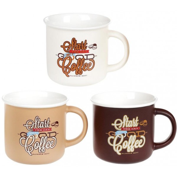 Кружка Start Coffee 380мл фарфорова (110175)