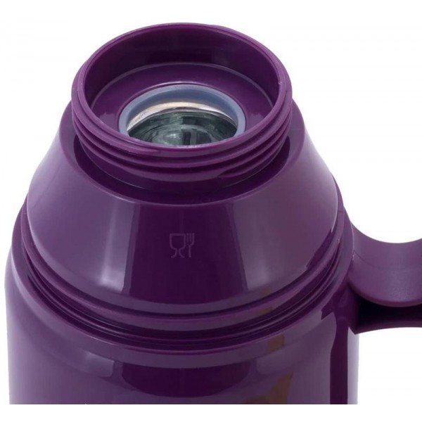 Термос Kamille Glass Violet 1800мл дзеркальна колба і 2 чашки (114175) Термос Kamille Glass Violet 1800мл дзеркальна колба і 2 чашки (114175)