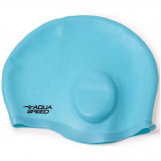 Шапка для плавания Aqua Speed Ear Cap Comfort 9892 289-02 бірюзовий OSFM (5908217698926)