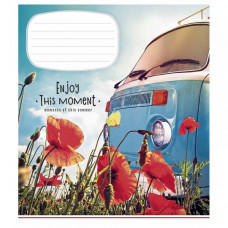 Тетрадь ученическая "Enjoy this moment" 012-2896L-2 в линию, 12 листов