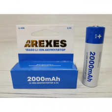 Аккумулятор Arexes 18650 Li-Ion 2000 mAh, 3.7v (107275)