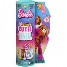 Кукла Barbie Cutie Reveal Друзья из джунглей Тигренок (HKP99)