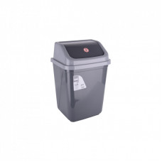 Контейнер для мусора Violet House 0099 Grey-Grey 20 л (0099 GREY - GREY с/кр.20 л)