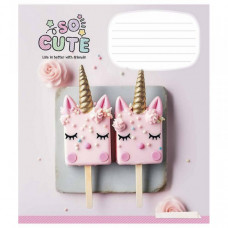 Тетрадь ученическая "So Cute" 024-3359K-4 в клетку, 24 листов