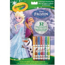 Набор для творчества Crayola Книга-раскраска с фломастерами Холодное сердце (04-5900)