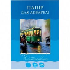 Бумага для акварели А4 Рюкзачок БА-6, 10 листов 200 г/м2