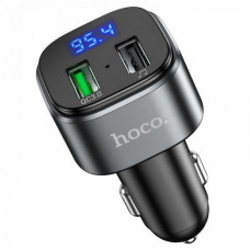 Автомобильный FM-трансмиттер модулятор Bluetooth MP3 HOCO E67 Fighter QC3.0 (133785)