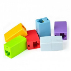 Сращиватель 1+1 RJ45 UTP 5e, Red Merlion (11699)