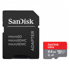Карта памяти SanDisk 64GB microSD Class 10 A1 R-140 (SDSQUAB-064G-GN6IA)