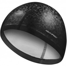Шапка для плавания Aqua Speed Flux 7296 143-07 чорний Уні OSFM (5908217672964)