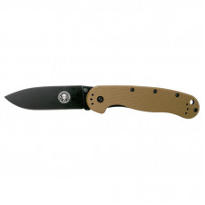 Нож Esee Avispa Black Blade D2 Nylon Coyote brown (BRK1302CBB)