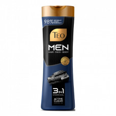 Шампунь Teo Beauty Men 3 In 1 Charcoal 350 мл (3800024046766)