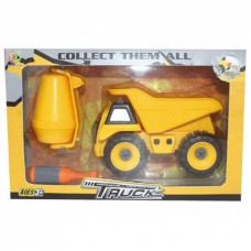 Машина Kaile Toys Набор бетоновоз/самосвал, разборная модель с отверткой (KL716-1)