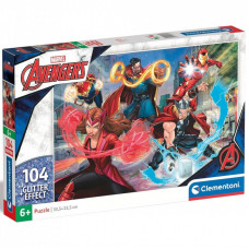 Пазл Clementoni Avengers серия Glitter Effect, 104 элемента (20347)
