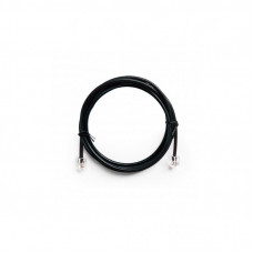 Патч-корд телефонный 2м RJ11 (6P4C) black Cablexpert (TC6P4CR-2M)