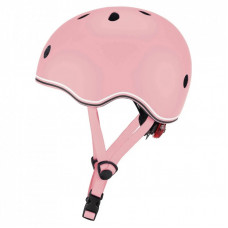 Шлем Globber Go up lights 45-51см пастельний рожевий, з ліхтариком (506-210)
