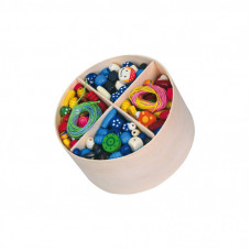 Набор для творчества Viga Toys Деревянные бусинки (56002)