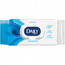 Влажные салфетки Daily Fresh универсальные с клапаном 120 шт. (4823071642322)