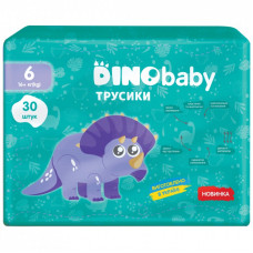 Подгузники Dino Baby Размер 6 (16+ кг) 30 шт (4823098413974)