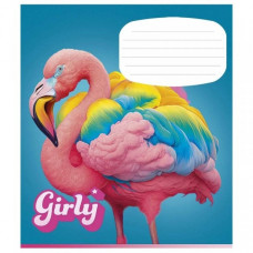 Тетрадь ученическая "Girly" 024-3330L-5 в линию, 24 листов