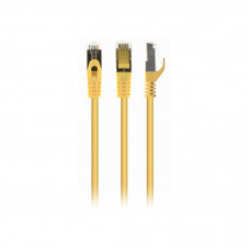 Патч-корд 1м S/FTP Cat 6A CU LSZH yellow Cablexpert (PP6A-LSZHCU-Y-1M)