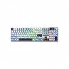 Клавиатура Aula F108 Pro Reaper Switch USB/Bluetooth/2.4G White (6978080501318)