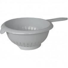 Дуршлаг Eurogold з ручкою 20 см white cement (ЕГ-920020/white cement)