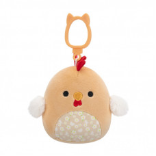 Брелок Squishmallows на клипсе - Петушок Рути 9 см (SQCP00465)