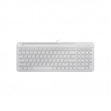 Клавиатура Maxxter KB-01W-UA USB White (KB-01W-UA)
