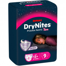 Подгузники Huggies DryNites для дівчаток 13+ років, 9 шт (5029053583679)