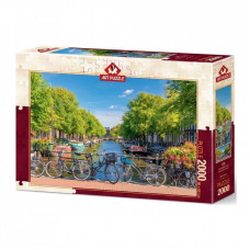 Пазл ART PUZZLE Амстердамский канал, 2000 элементов (5480)