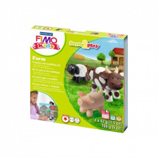 Набор для творчества Fimo Kids Ферма 4 цвета х 42 г (4007817806012)