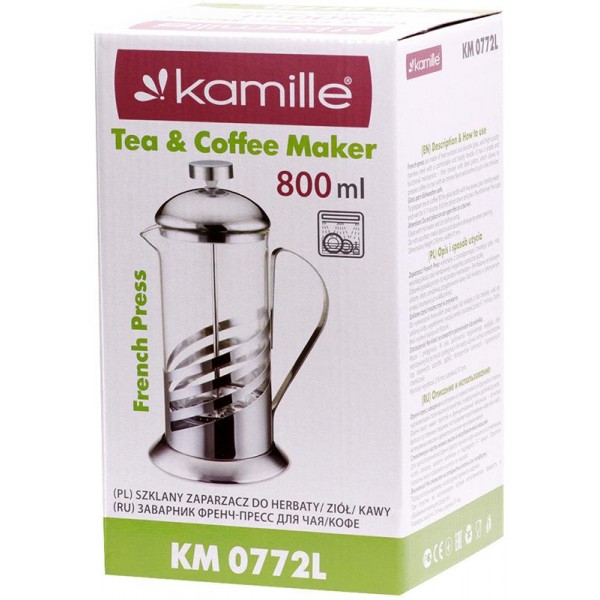 Френч-прес Kamille Lizardi 800мл (110516)