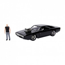 Машина Jada металлическая Форсаж Dodge Charger Street (1970) + фигурка Доминика Торетто 1:24 (253205000)