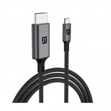 Кабель мультимедийный USB-C to HDMI M 2.0m 4K60Hz black Armorstandart (ARM76891)